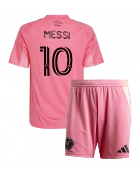 Inter Miami Lionel Messi #10 Maglia Gara Casa Repliche 2025-26 Bambino Maniche Corte